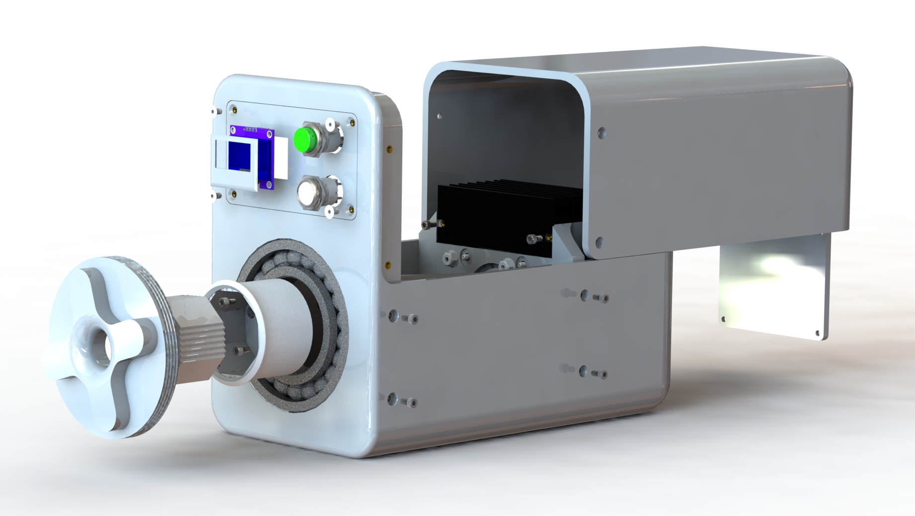 Sanding machine render